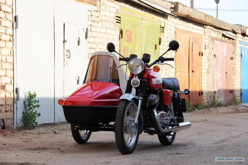 Jawa 350 638 с коляской