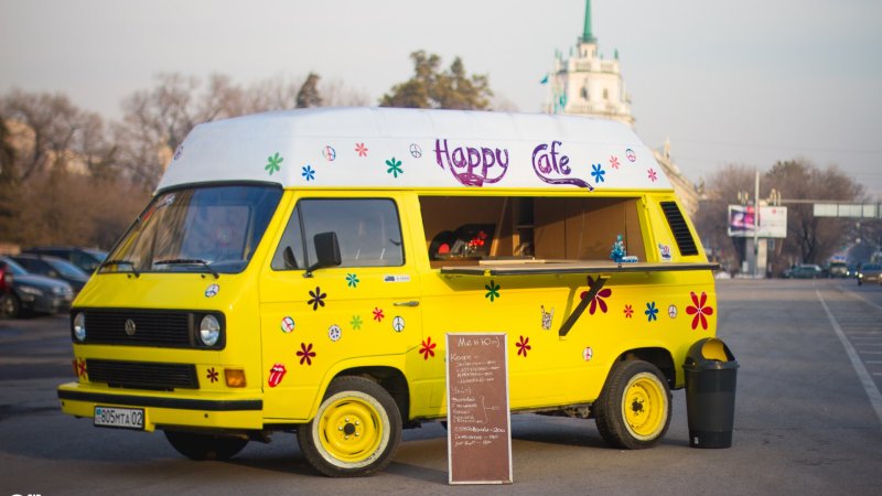 Volkswagen Transporter t3 мобильная кофейня