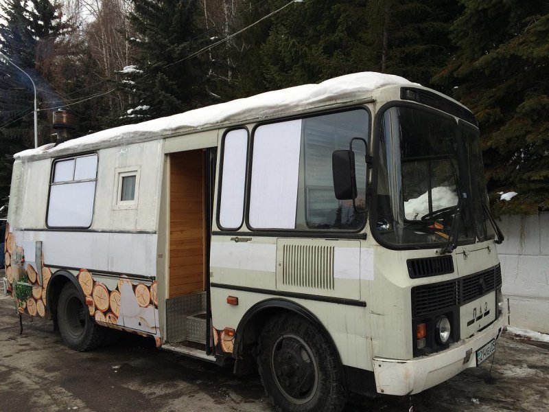 ПАЗ 3205 дом на колесах