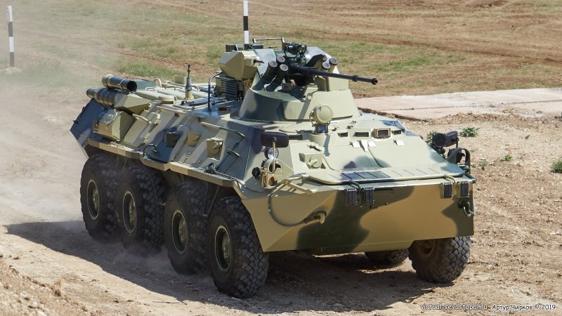 Боевой модуль БТР 82 ам