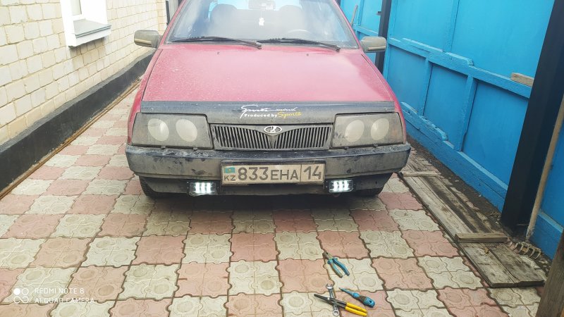 Лед туманки на ВАЗ 2112
