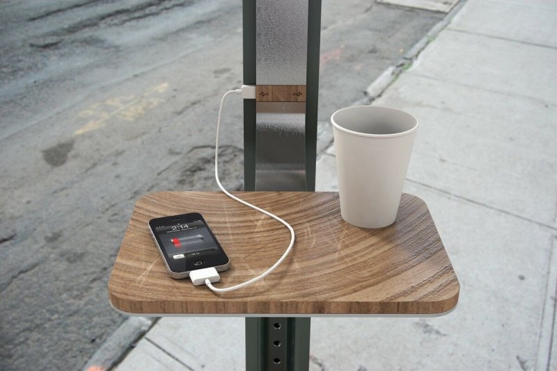 Уличные зарядные станции USB