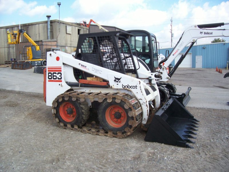 Габариты минипогрузчика Bobcat 863