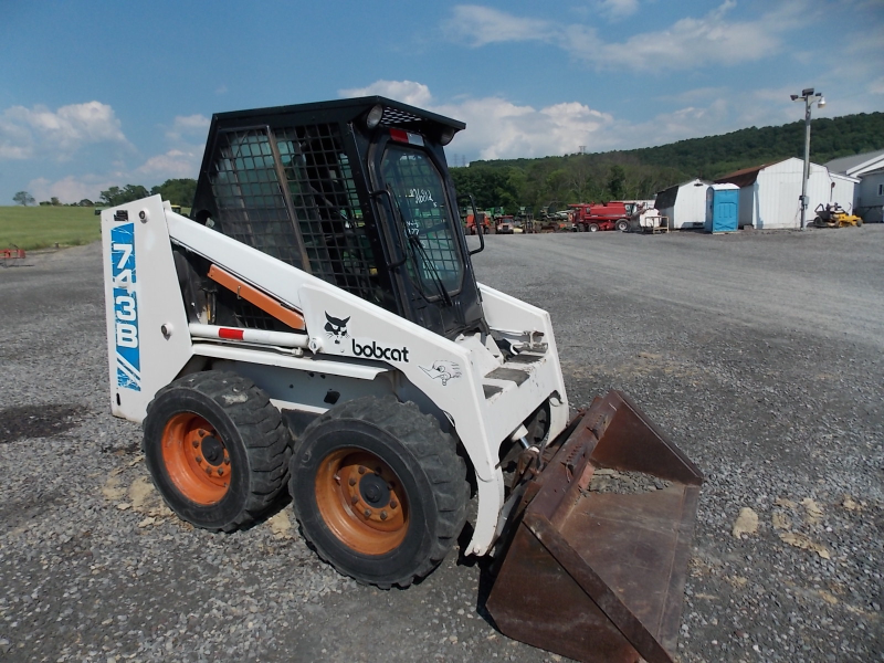 Bobcat 743b управление