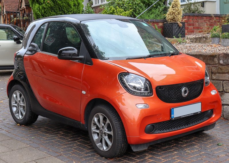 Китайский смарт автомобиль Fortwo