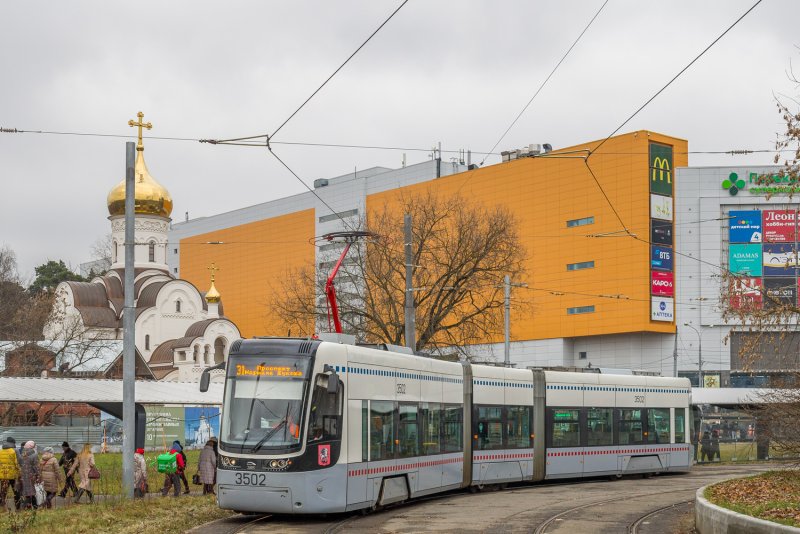 Трамвай в Москве 2021