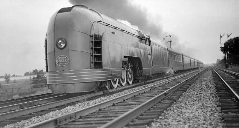 Паровоз стримлайнер Mercury 1936