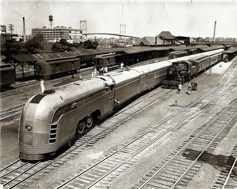 "Mercury" Streamline locomotive, 1936.