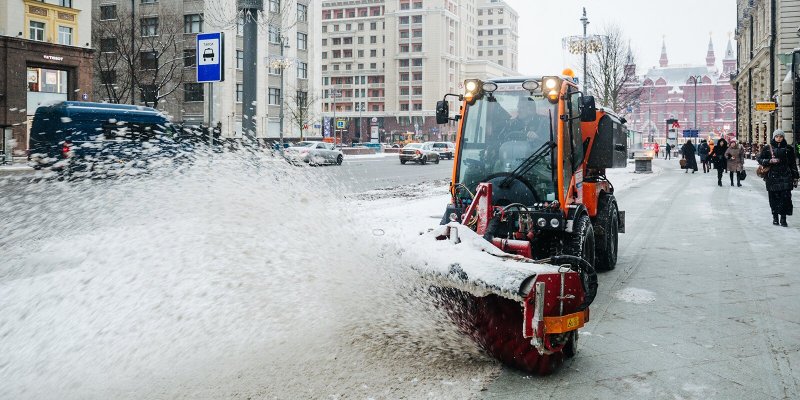 Коммунальная техника для уборки тротуаров