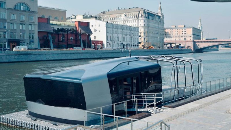Речной трамвайчик в Москве 2022