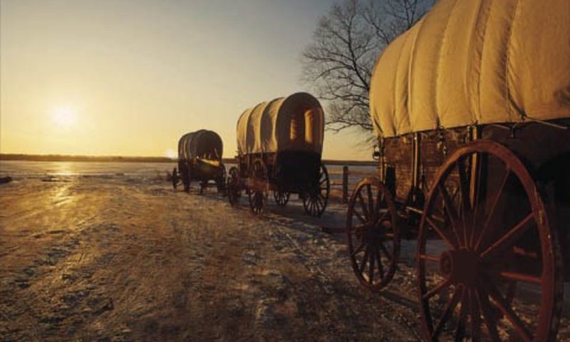 Кибитка вид сзади