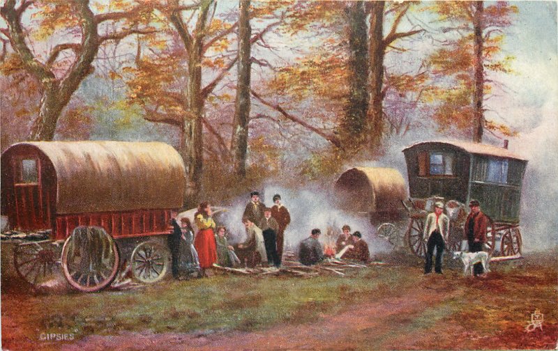 Цыганская Кибитка картина
