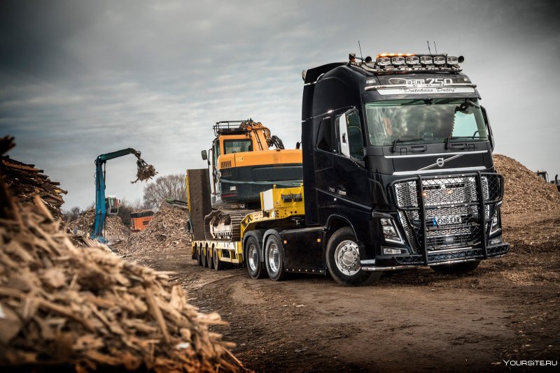 Volvo fh16 с тралом