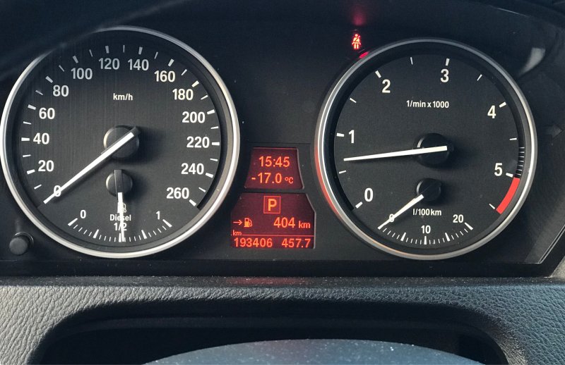 Пробег авто одометр BMW