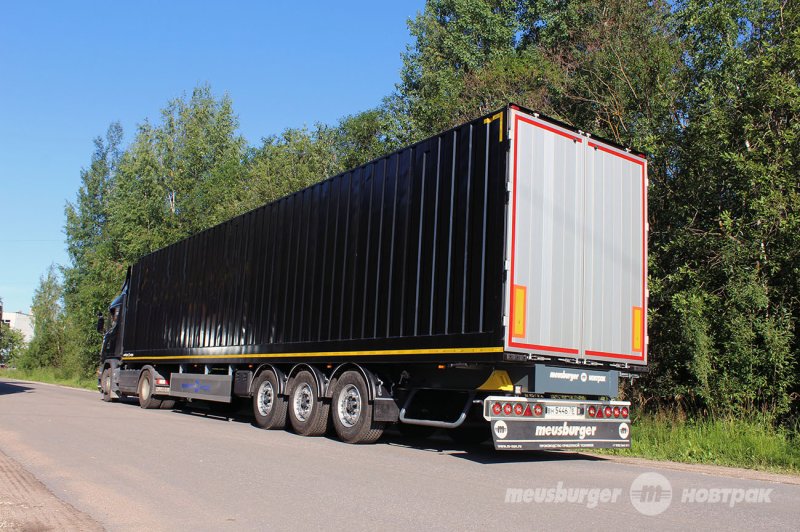 Полуприцеп цельнометаллический фургон Meusburger Новтрак SG-360st