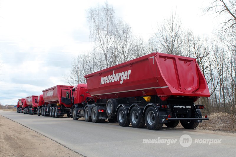 Полуприцеп самосвал Meusburger Новтрак