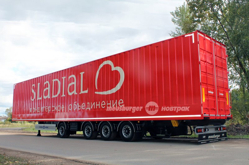 Полуприцеп мёсбургер нов трак