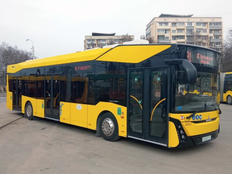 Новый электробус МАЗ-303e10 поставка Южно-Сахалинск