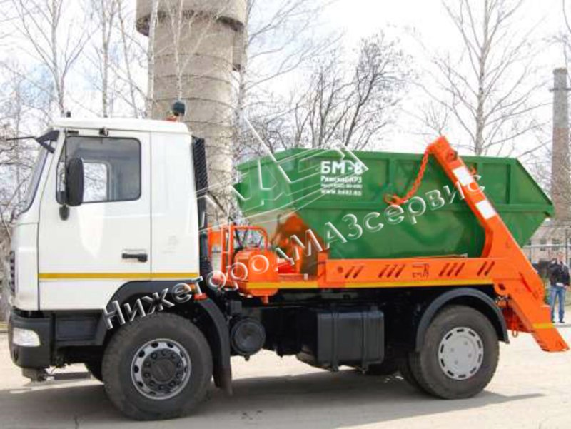 МАЗ-5550 в2, мусоровоз