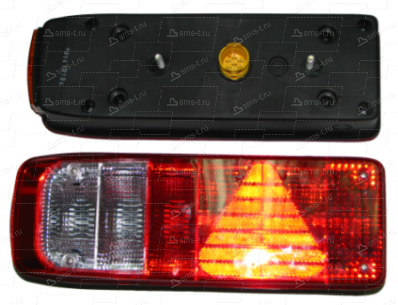 Фонарь задний круглый HELLA Krone 611445