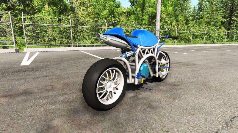 Спортивный мотоцикл v0.8 для BEAMNG Drive