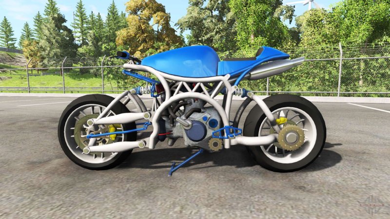 Спортивный мотоцикл v0.8 для BEAMNG Drive