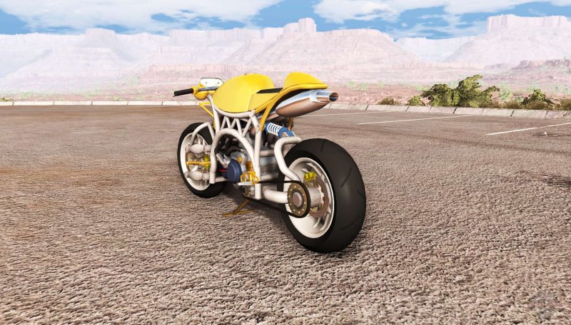 Спортивный мотоцикл v0.8 для BEAMNG Drive