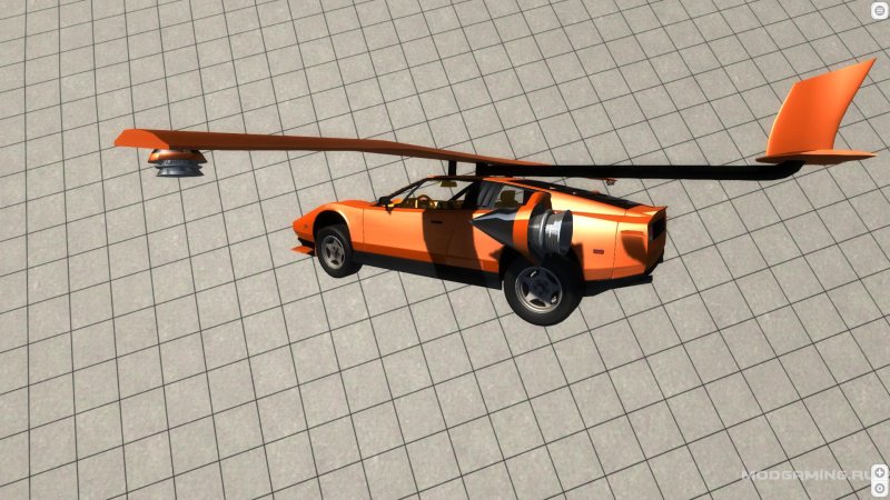 BEAMNG Drive летающая машина