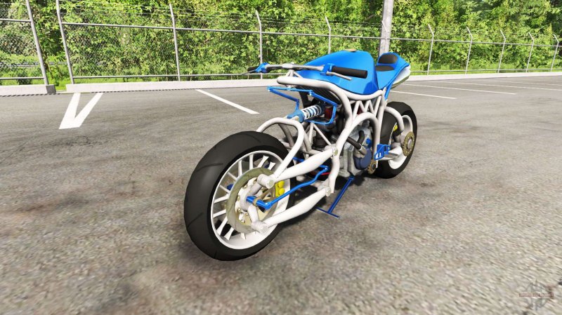 Спортивный мотоцикл v0.8 для BEAMNG Drive