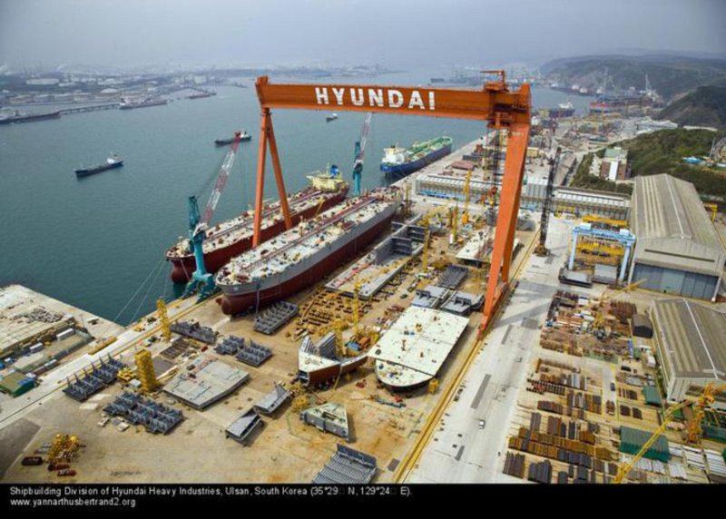 Hyundai Heavy industries судостроение