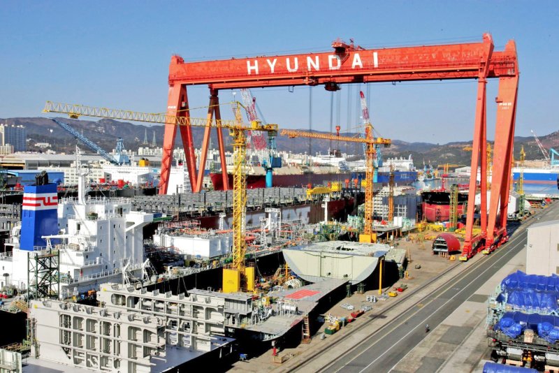 Hyundai Корея судостроение