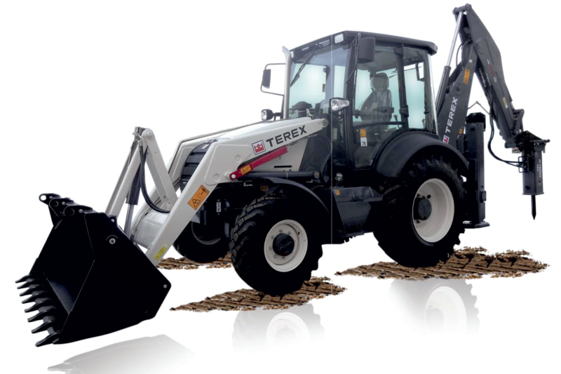 Экскаватор погрузчик Terex 825