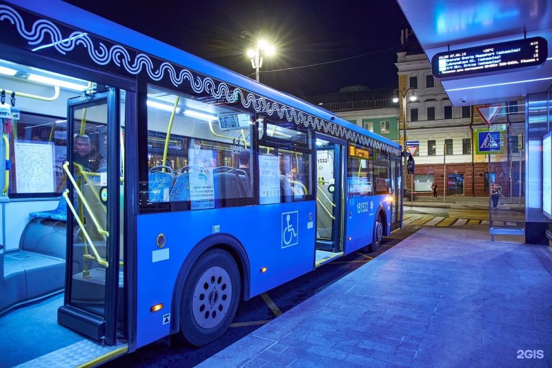 Ночной автобус Мосгортранс