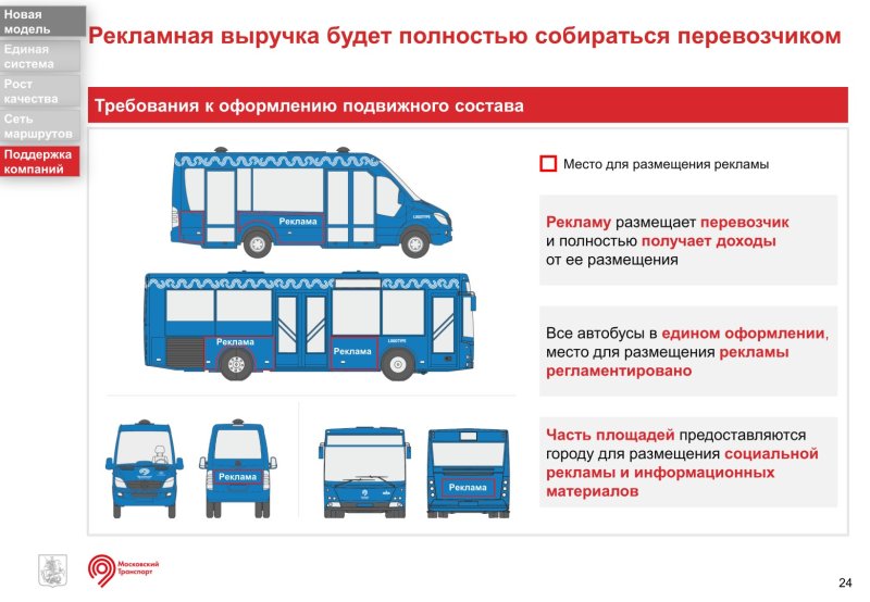 Новая модель перевозок