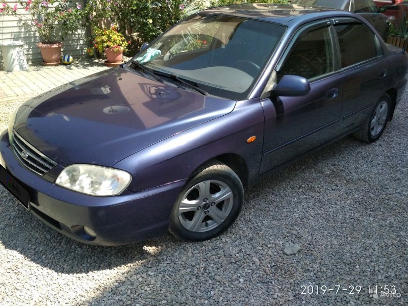 1014, 6b - мерцающий синий (Kia Spectra