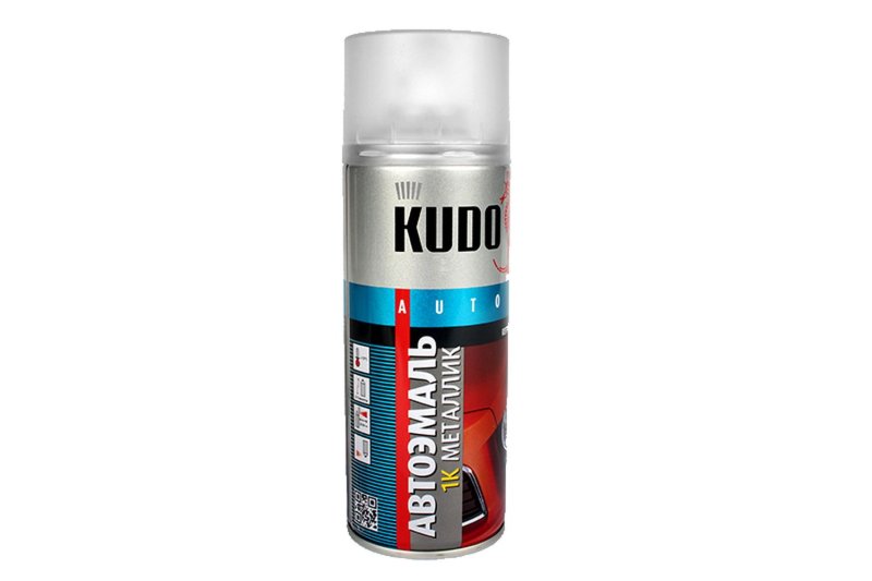 Краска белая баллончик Kudo