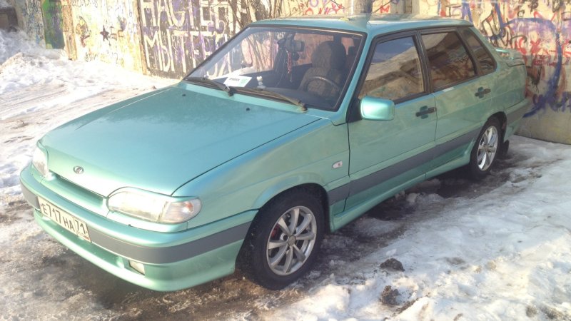 Лада 2115 серо зеленый