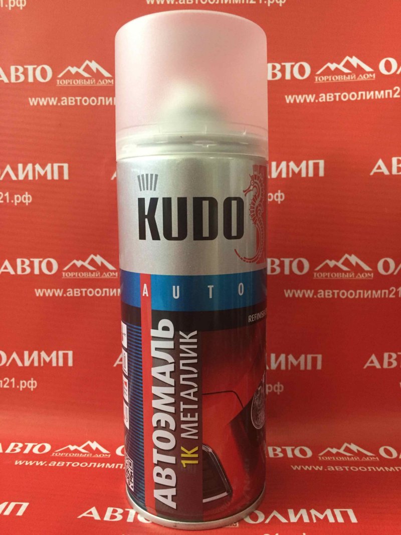 Грунт-эмаль аэрозоль по ржавчине Kudo серая 520 мл RAL 7042 317042 11605369