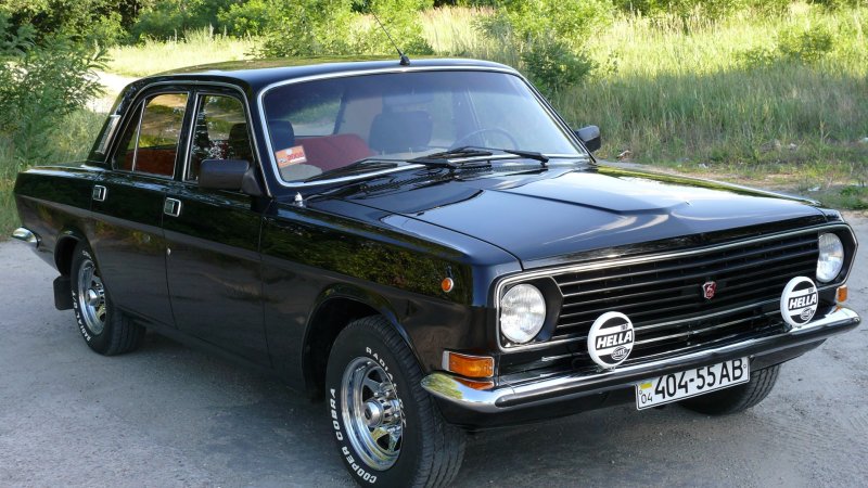 Волга. ГАЗ 24 10. Черная.