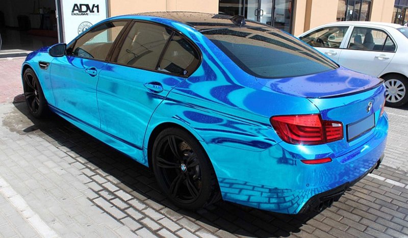 Синий хром BMW f10