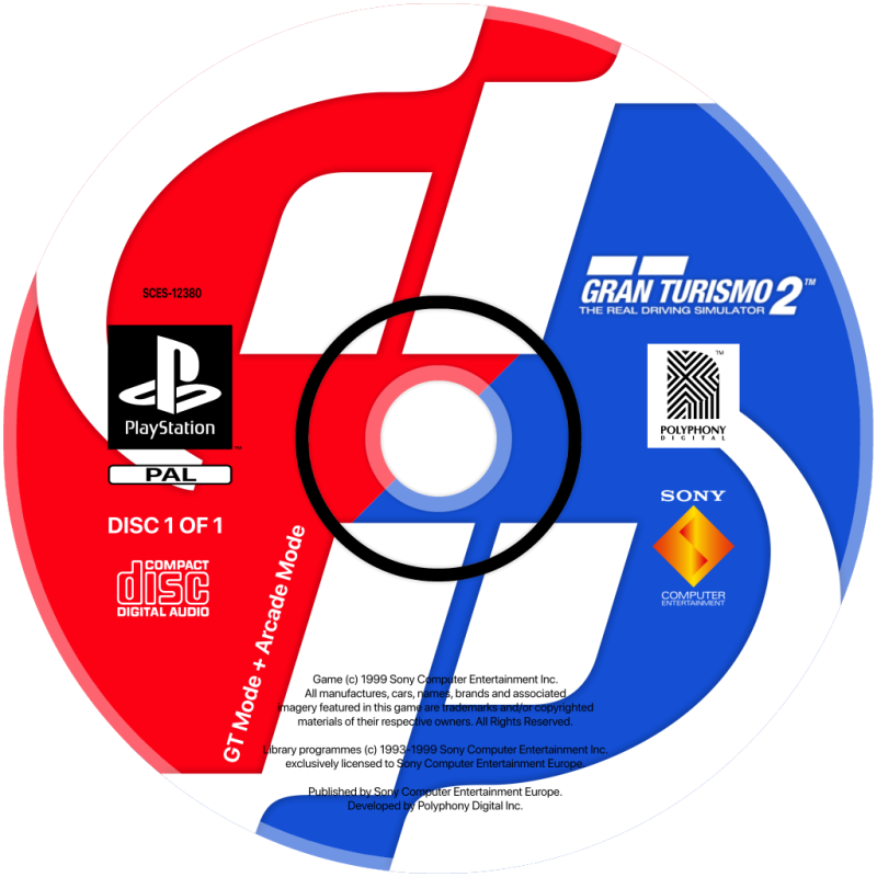 Gran Turismo 2 Disc