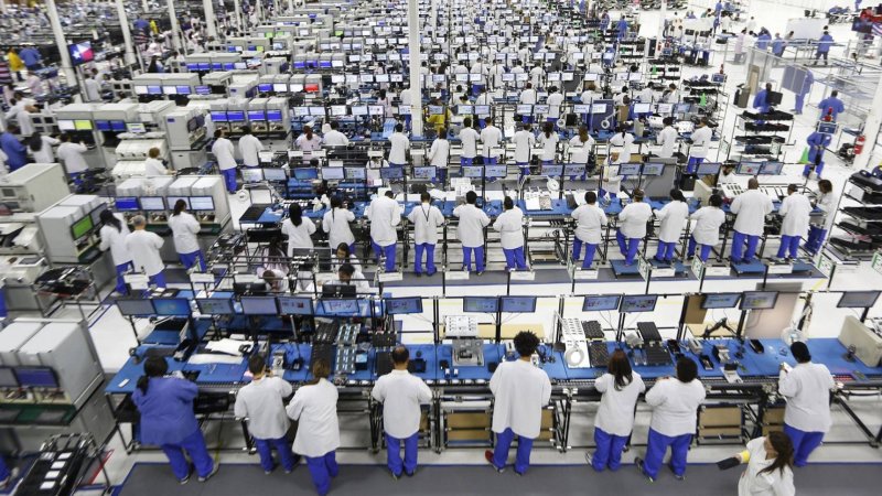Foxconn фабрика в Китае