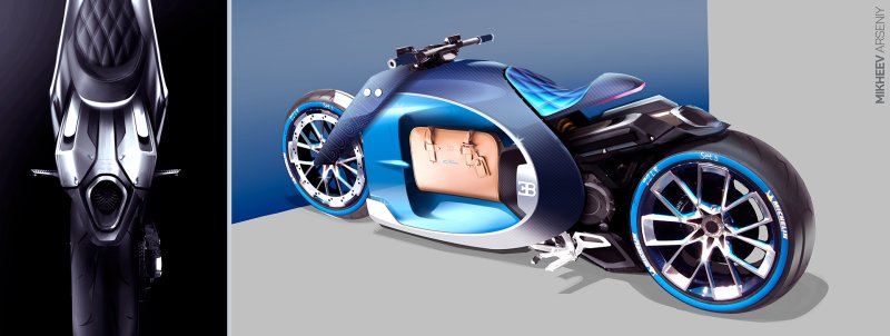 Мотоциклы Бугатти Concept