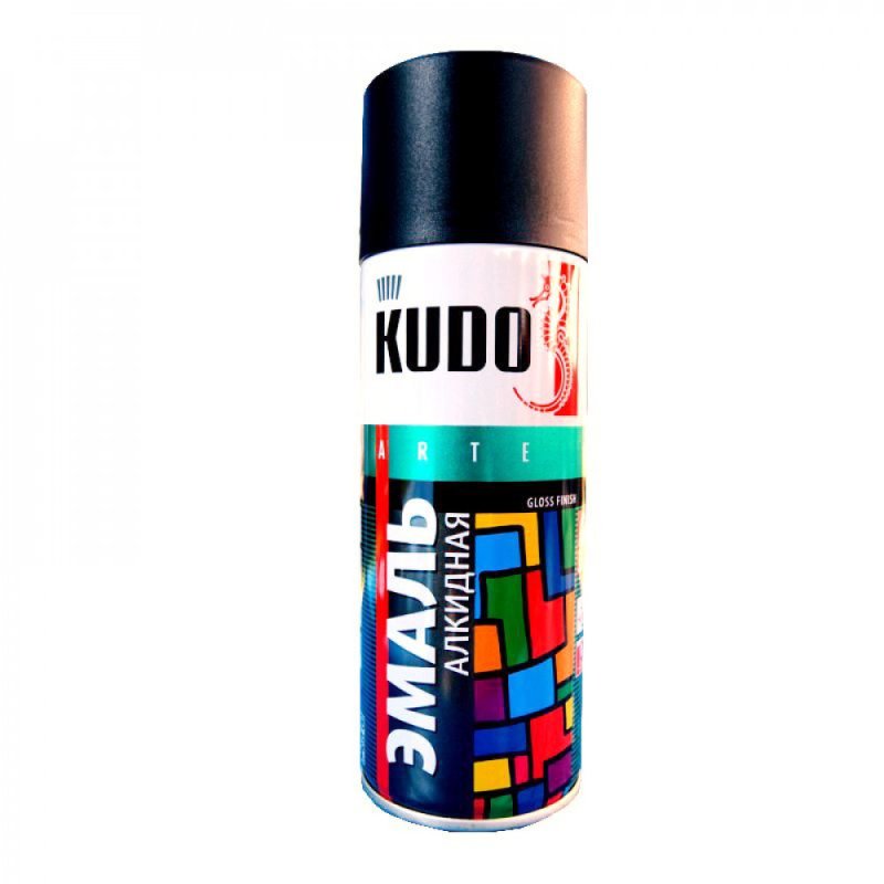 Эмаль Kudo 520мл металлик универсальная серебро