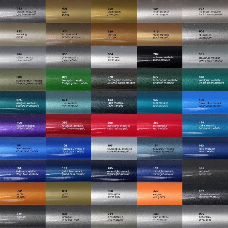 Oracal 951 Premium Cast Metallic