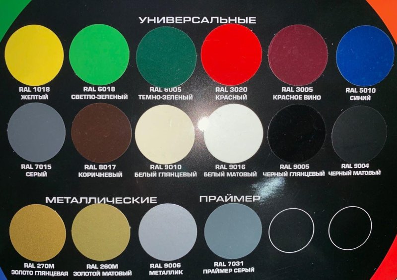 Краска RAL 9005 красная матовая