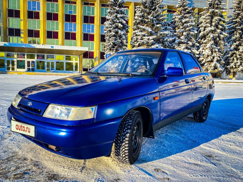 ВАЗ 2110 серебристо синий