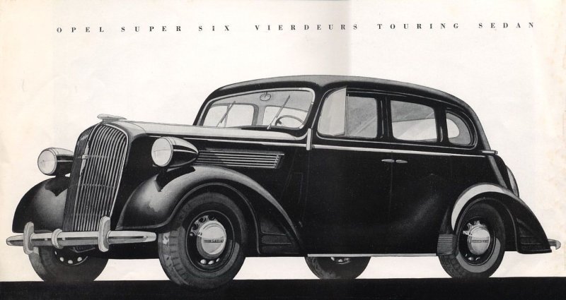 Opel super Six 1936 года