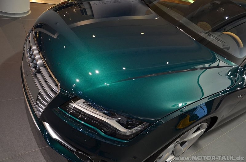 Audi a7 Emerald Green