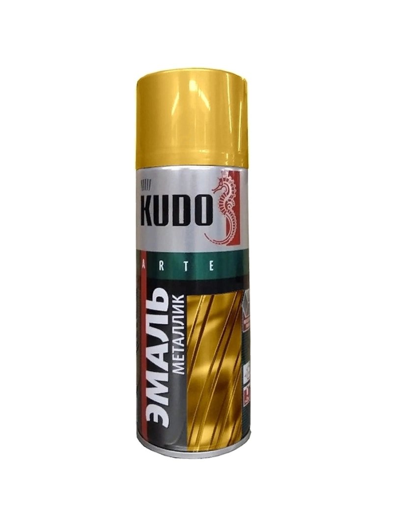 Краска хром зеркальный аэрозоль 520мл Kudo ku1033